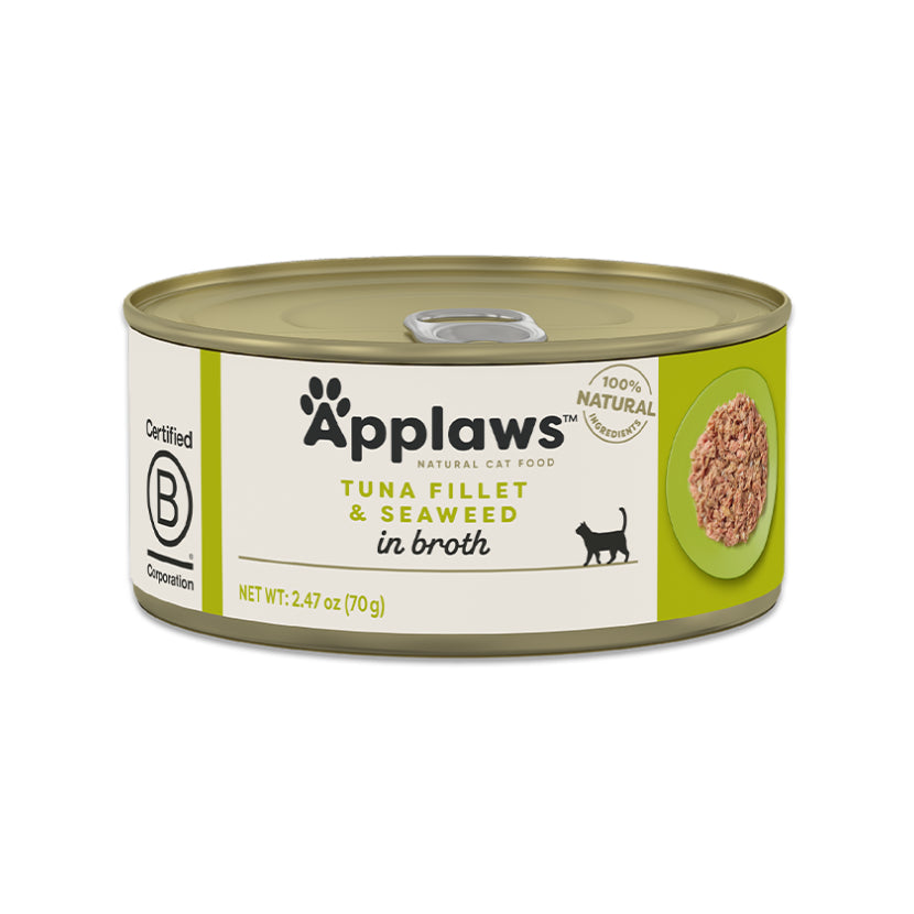 Applaws Tuna Fillet & Seaweed in Broth Cat Wet Food