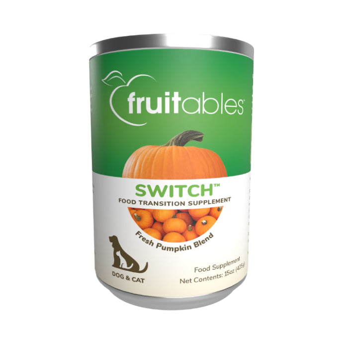 Fruitables Switch Food Transition Supplement Pumpkin Blend Dog Cat W