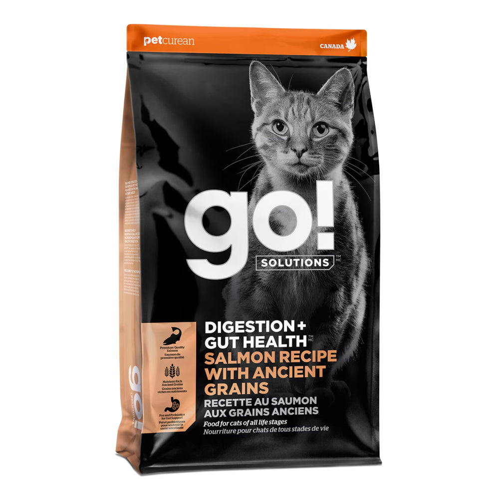 GO! Digestion + Gut Health Salmon with Grains Cat Dry Food