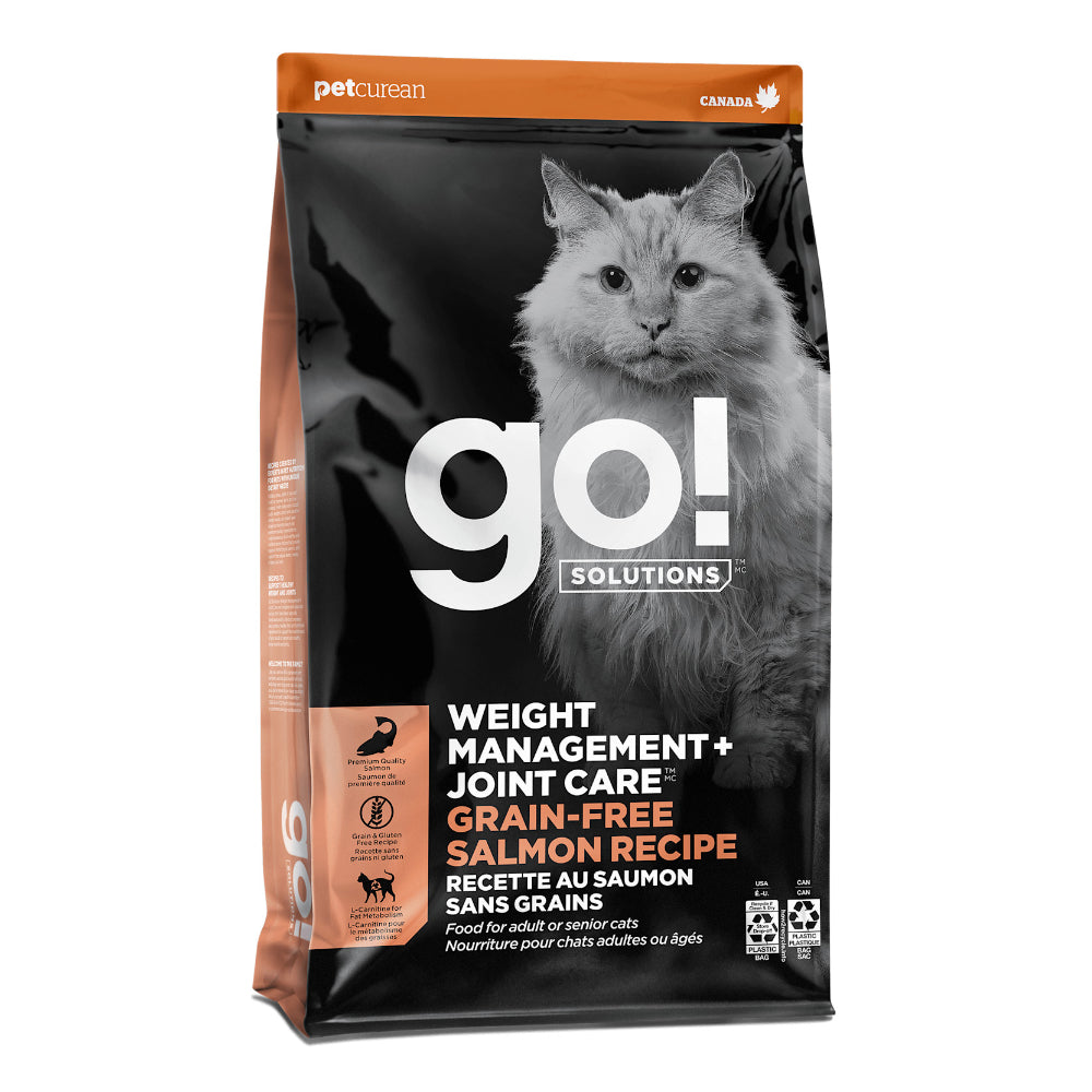 GO! Weight Management + Joint Care Salmon Grain-Free Cat Dry Food