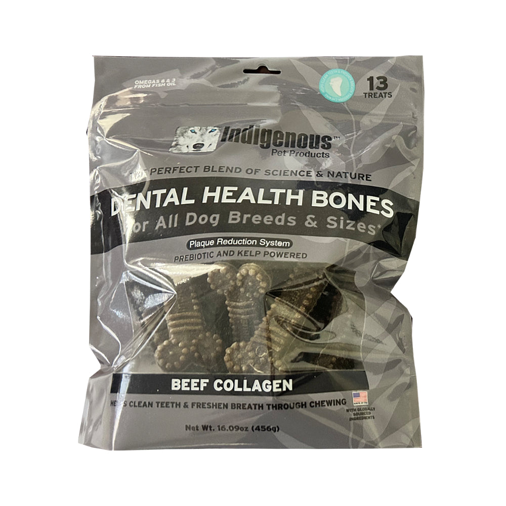 Indigenous Beef Collagen Dental Health Bones Dog Treats