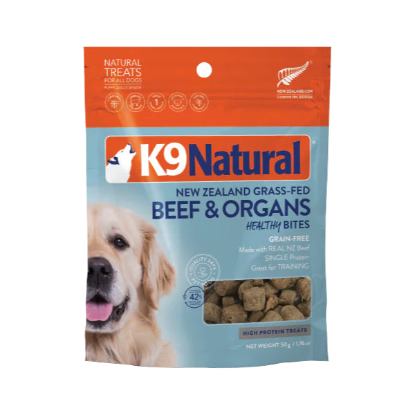 K9 Natural Beef Organs Healthy Bites Dog Treats