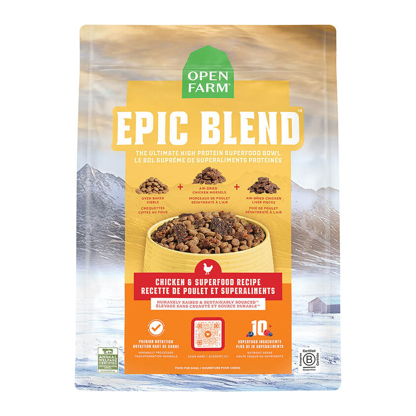 Open Farm Epic Blend Chicken & Superfood Dog Food