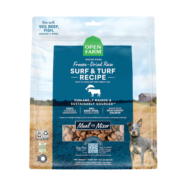 Open Farm Surf Turf Freeze-Dried Raw Dog Food