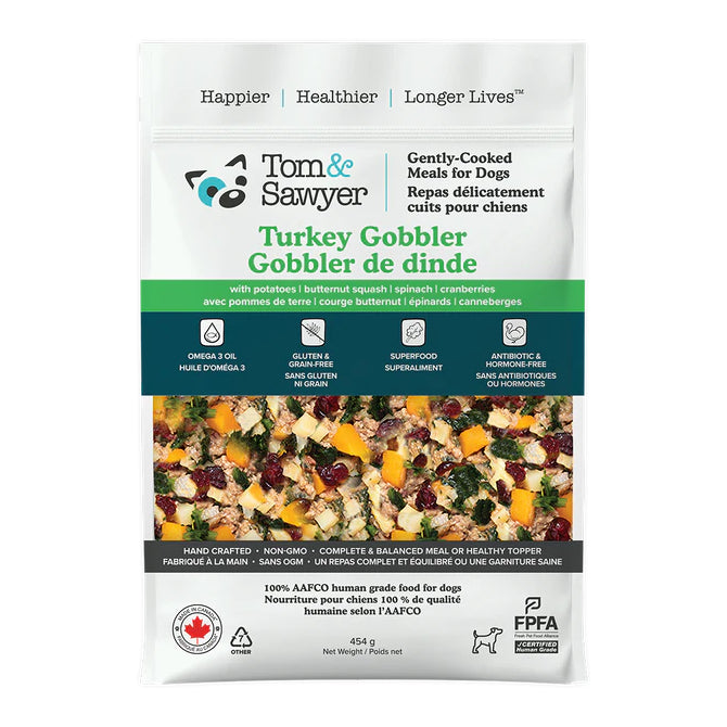 Tom&Sawyer Turkey Gobbler Cooked Dog Food