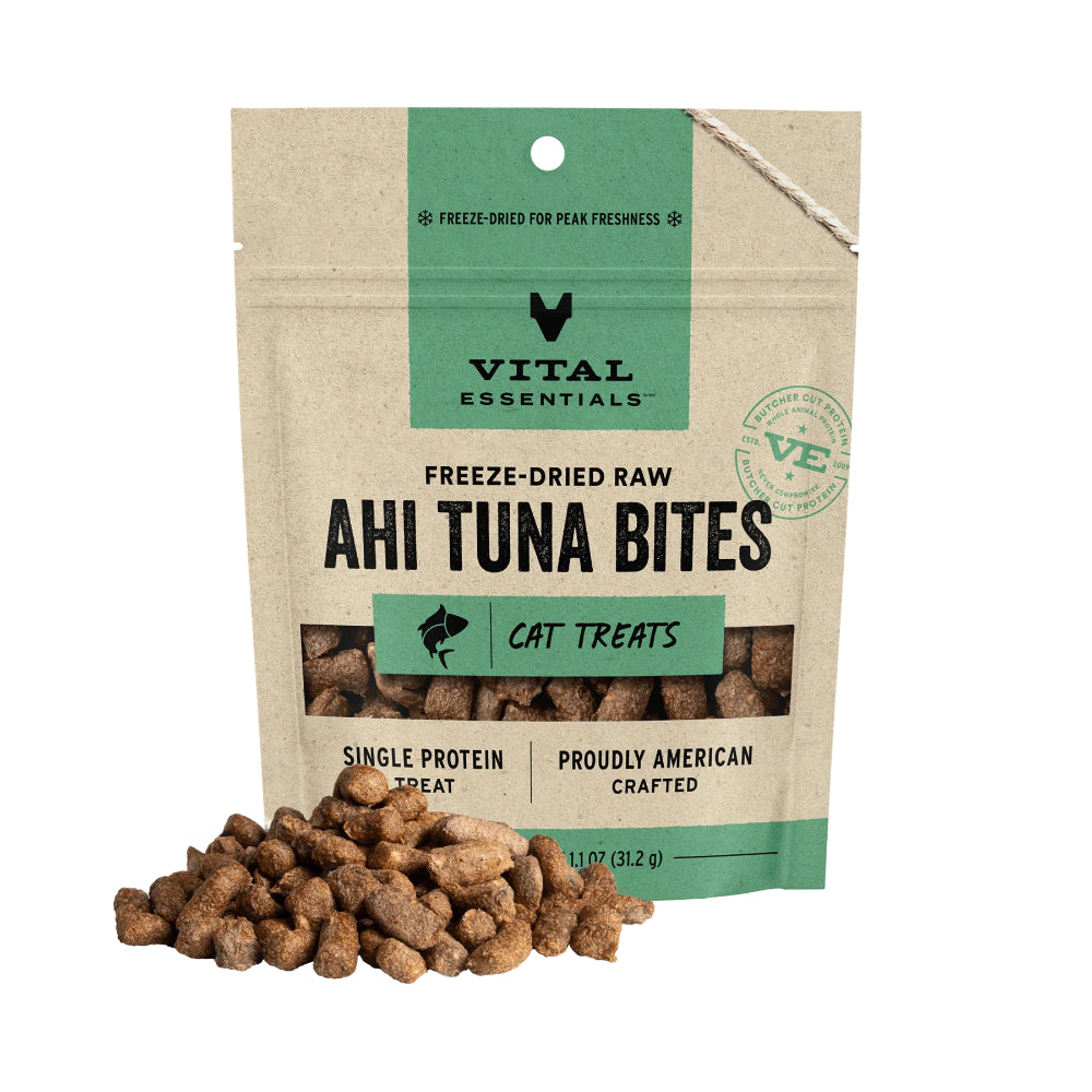 Vital Essentials Ahi Tuna Bites Freeze-Dried Cat Treats