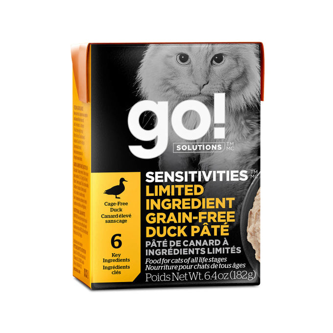 GO! Sensitivities Duck Grain-Free Pâté Cat Wet Food