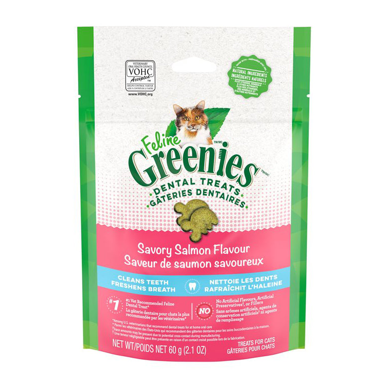 Greenies Feline Salmon Dental Cat Treats