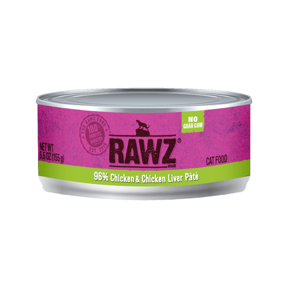 RAWZ 96% Chicken & Chicken Liver Pate Cat Wet Food