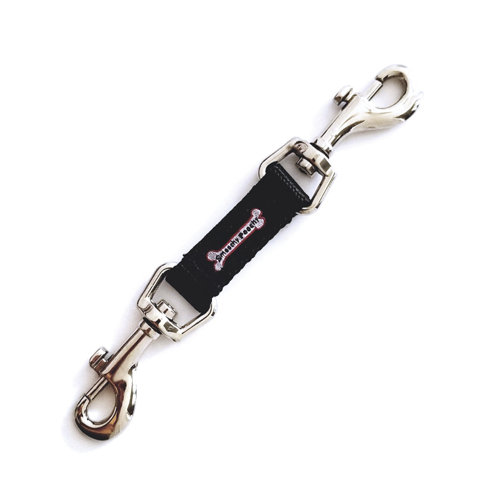Smoochy Poochy Black Safety Tab for Dogs
