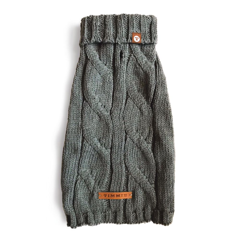 Timmie's Cable Knit Sweater for Dogs