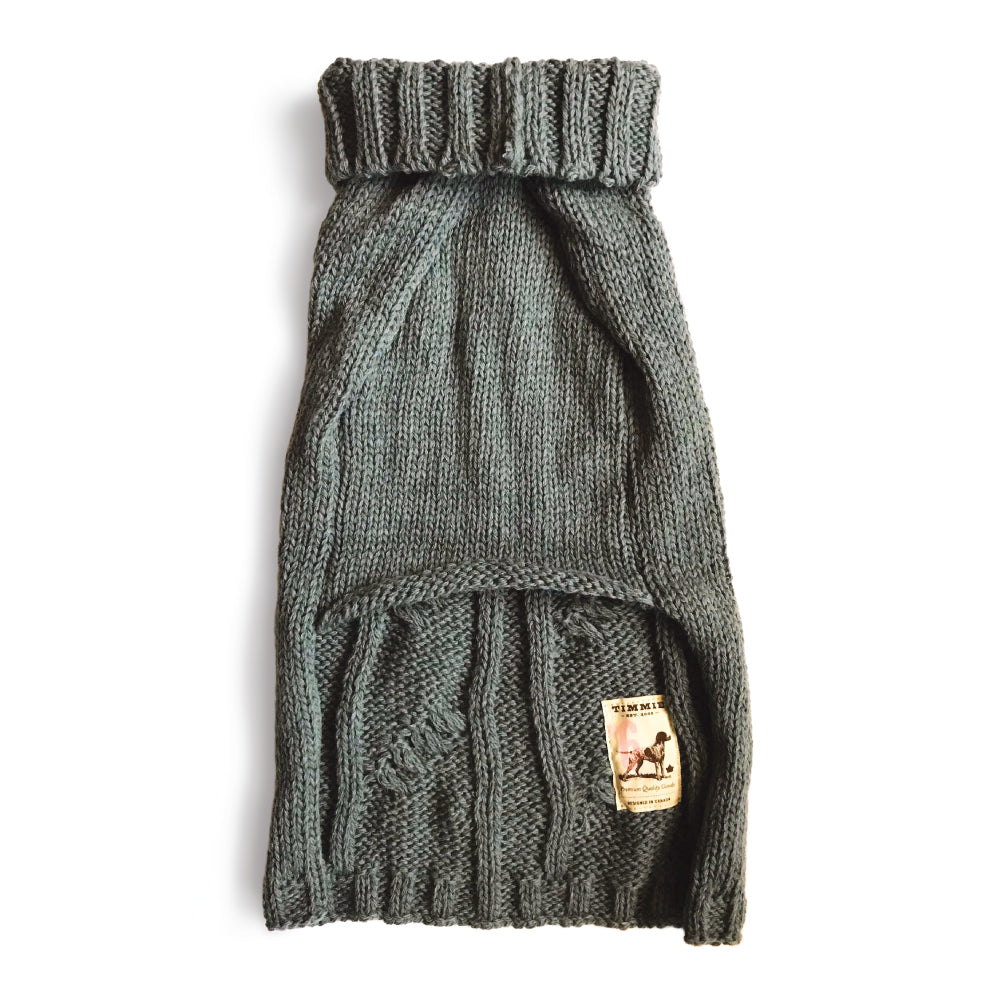 Timmie's Cable Knit Sweater for Dogs