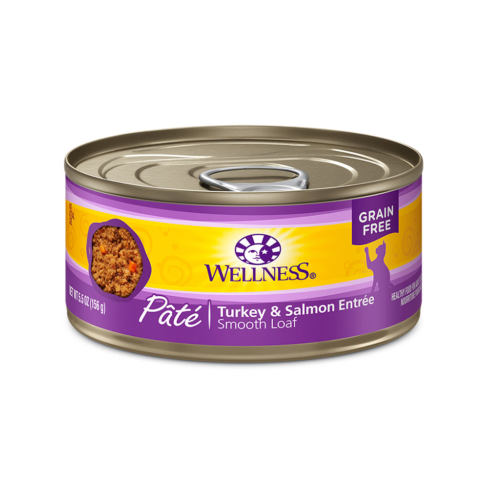 Wellness Pâté Turkey & Salmon Cat Wet Food
