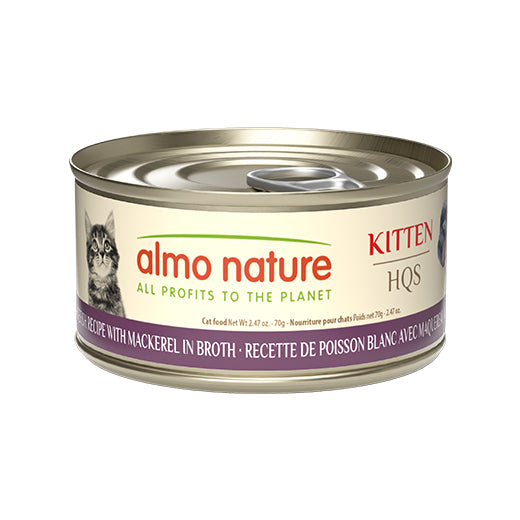 Almo Nature Whitefish with Mackerel in Broth Kitten Cat Wet Food