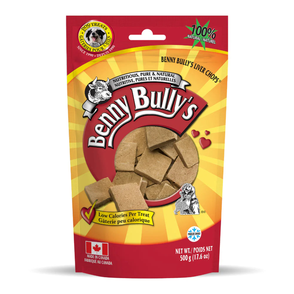 Benny Bully's Liver Chops Dog Treats