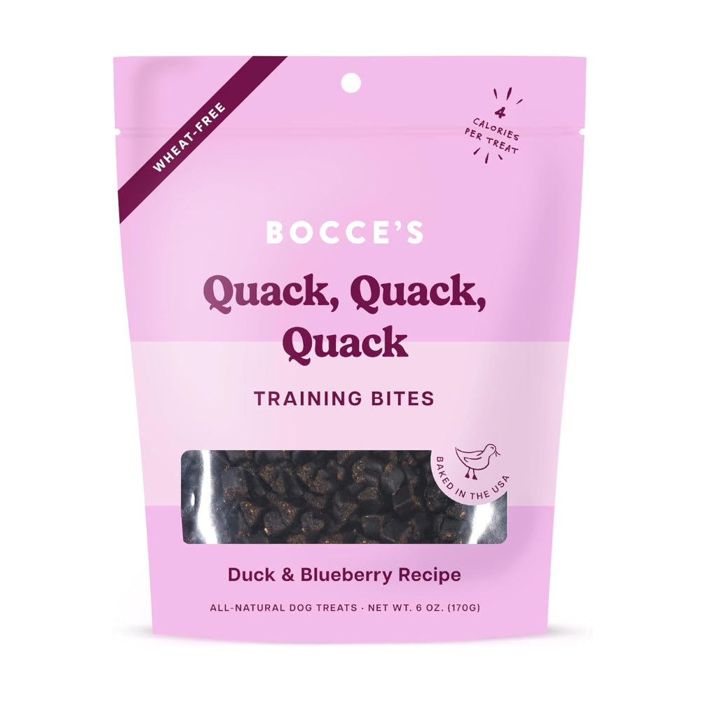 Bocce's Bakery Quack Quack Quack Training Bites Dog Treats