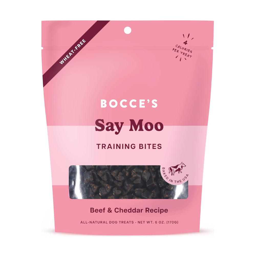 Bocce's Bakery Say Moo Training Bites Dog Treats