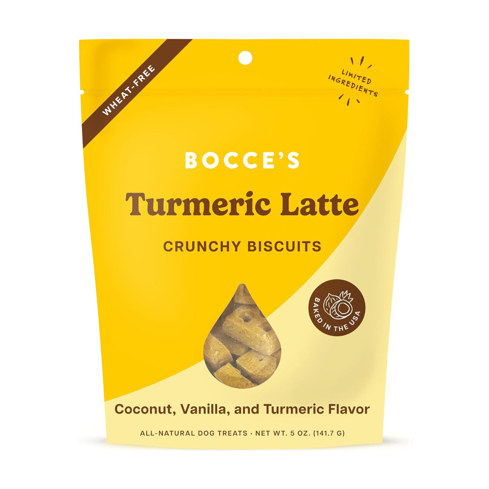 Bocce's Bakery Turmeric Latte Biscuits Dog Treats