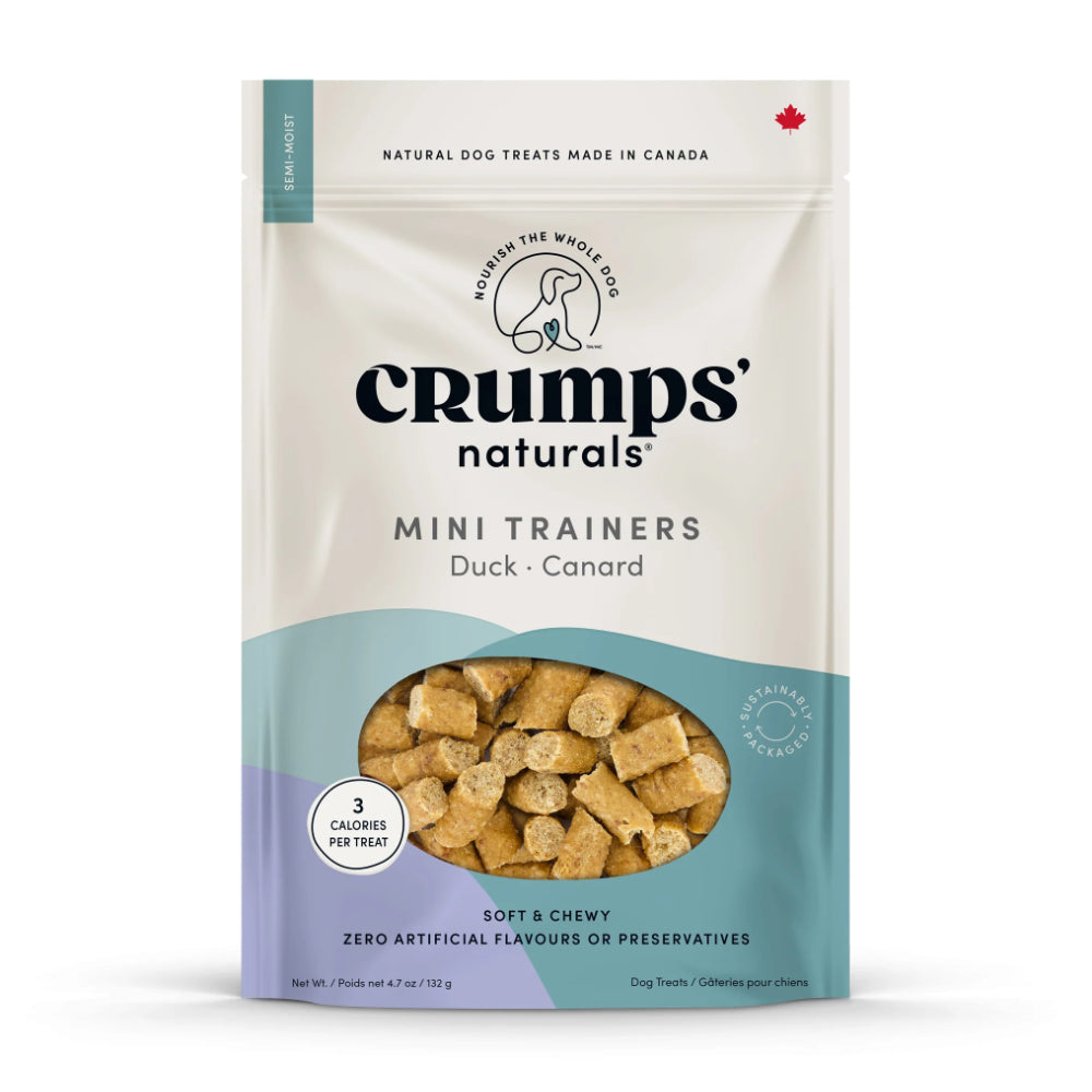 Crumps' Naturals Semi Moist Duck Mini Trainers Dog Treats