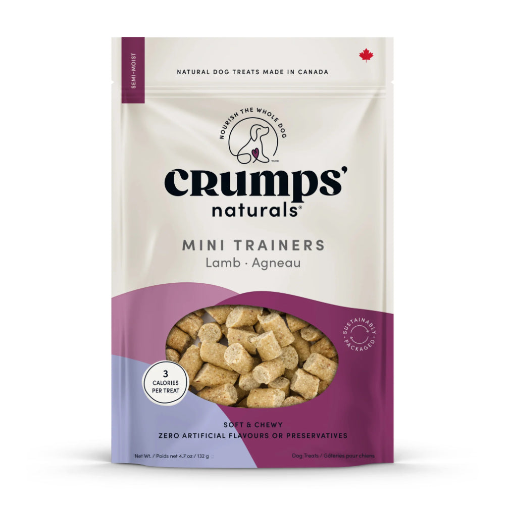 Crumps' Naturals Semi Moist Lamb Mini Trainers Dog Treats