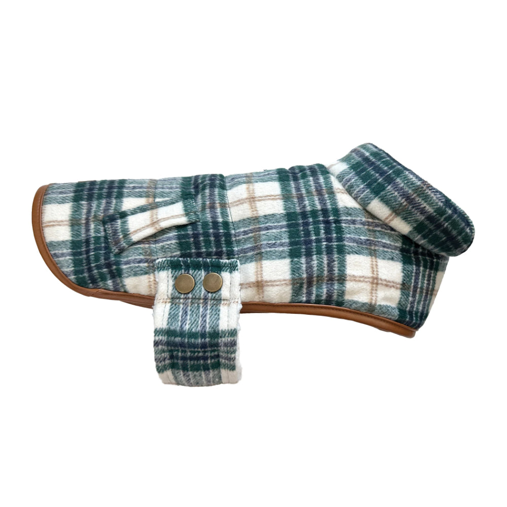 foufouBRANDS Plaid Shacket for Dogs