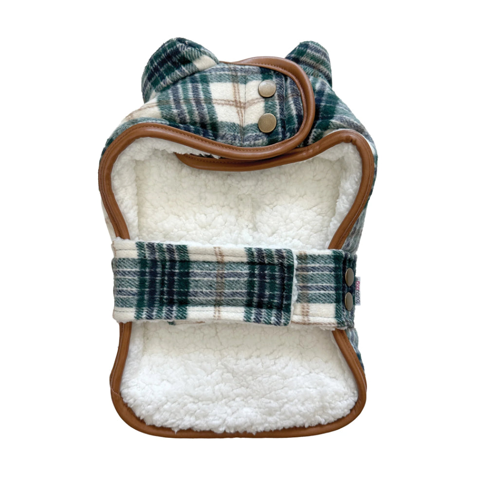 foufouBRANDS Plaid Shacket for Dogs