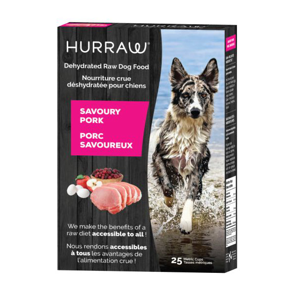 Hurraw Pork Dehydrated Raw Dog Food