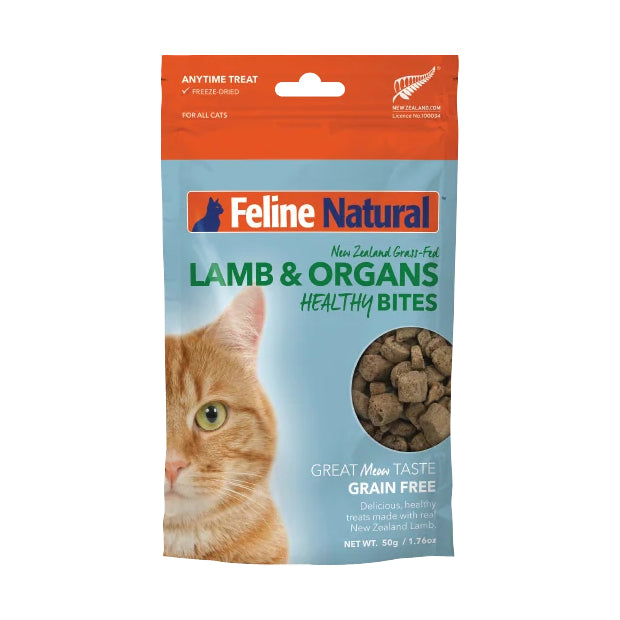 Feline Natural Lamb Healthy Bites Cat Treats