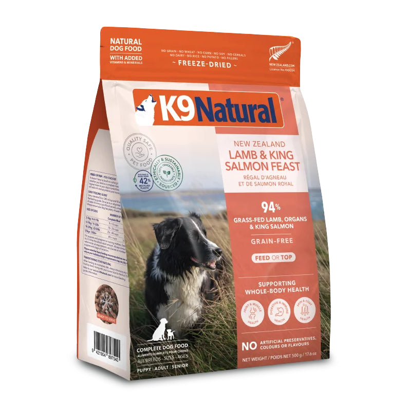 K9 Natural Lamb & King Salmon Feast Freeze-Dried Dog Food