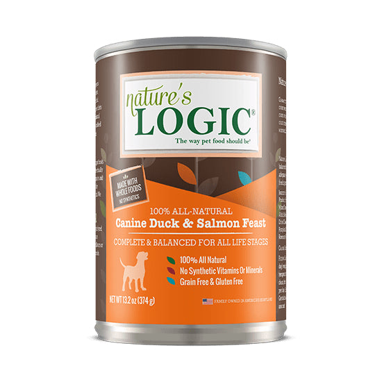 Nature's Logic Duck & Salmon Feast Dog Wet Food