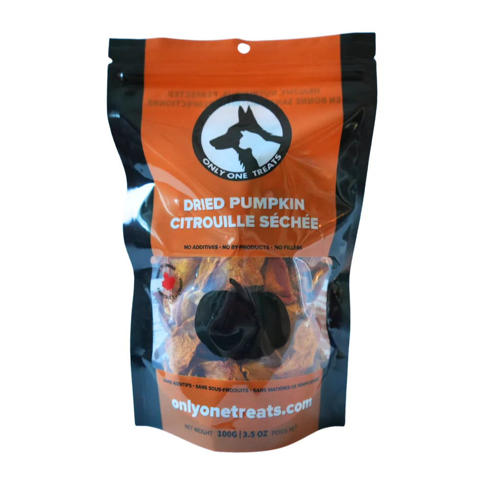 Only One Treats Dried Pumpkin Dog Treats