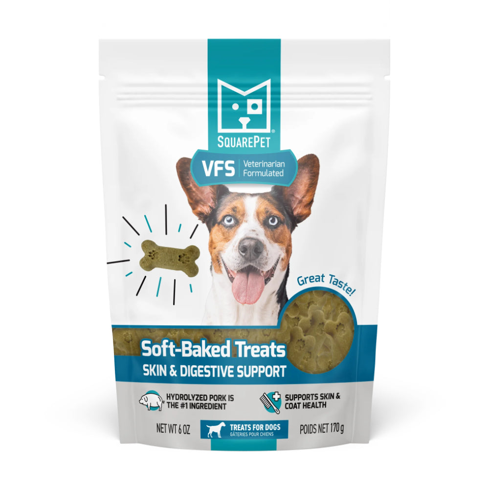 SquarePet VFS Skin & Digestive Support Soft-Baked Dog Treats