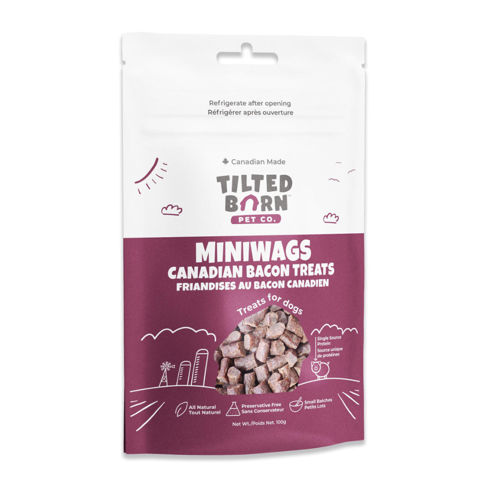 Tilted Barn Pet Co. Bacon MiniWags Dog Treats