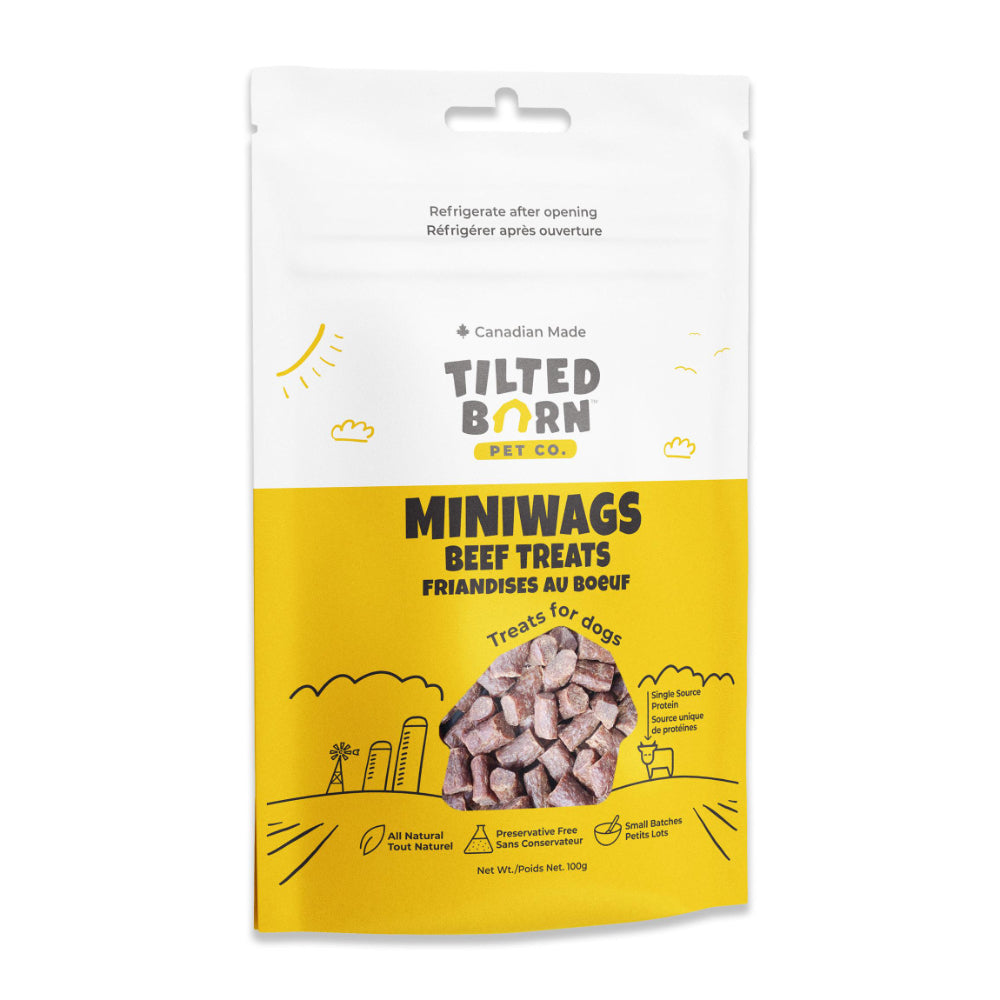 Tilted Barn Pet Co. Beef MiniWags Dog Treats