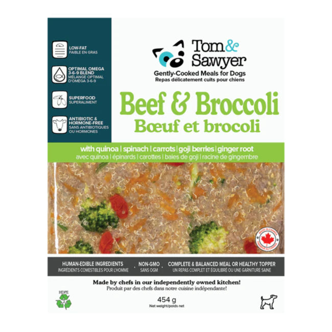 Tom&Sawyer Beef & Broccoli Cooked Dog Food