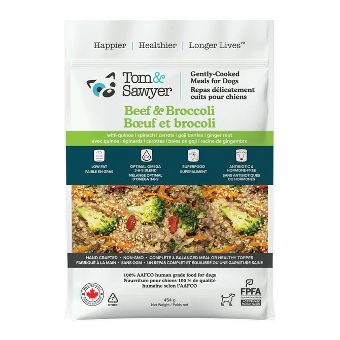 Tom&Sawyer Beef & Broccoli Cooked Dog Food
