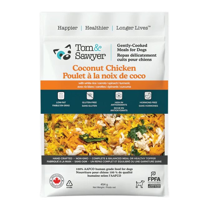 Tom&Sawyer Coconut Chicken Cooked Dog Food