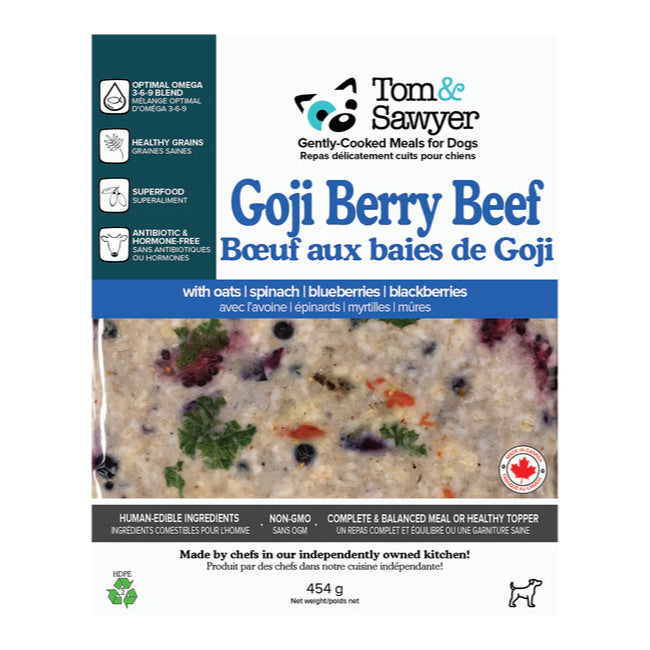 Tom&Sawyer Goji Berry Beef Cooked Dog Food