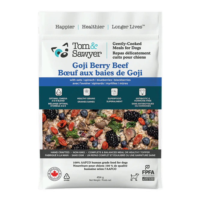 Tom&Sawyer Goji Berry Beef Cooked Dog Food