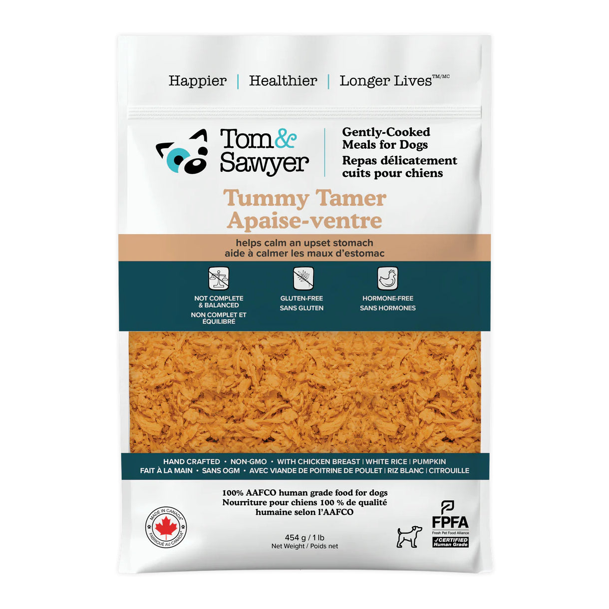 Tom&Sawyer Tummy Tamer Cooked Dog Food