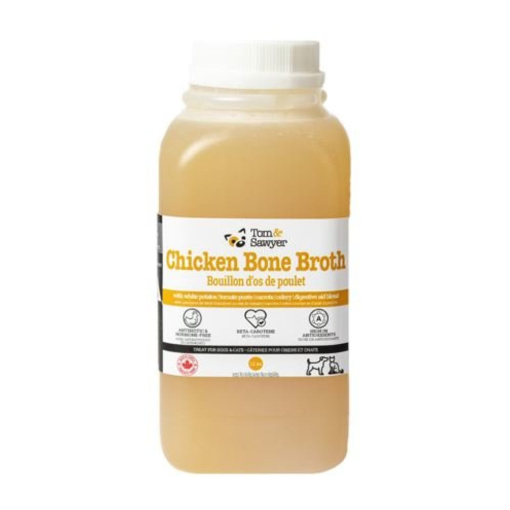 Tom&Sawyer Chicken Bone Broth for Dogs & Cats