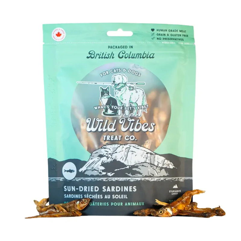 Wild Vibes Sun Dried Sardines Dog & Cat Treats
