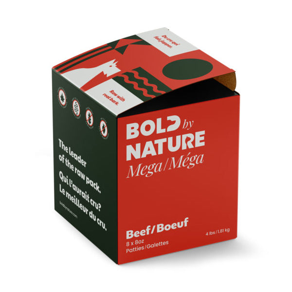 Bold by Nature Mega Beef Raw Dog Food