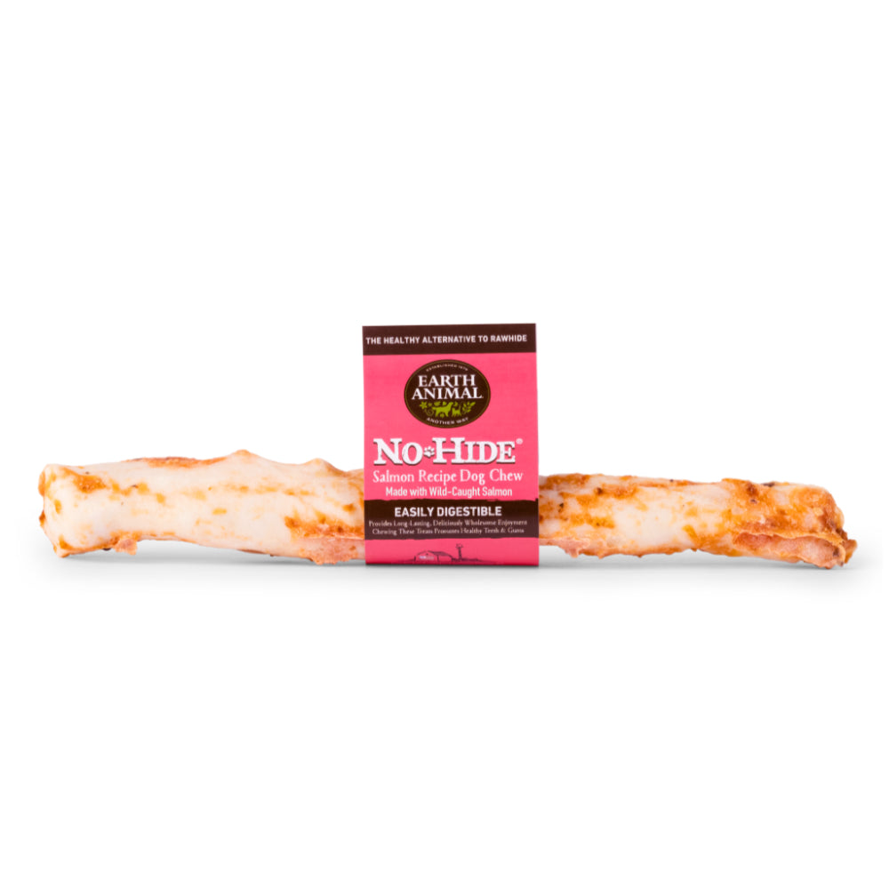 Earth Animal 11" Salmon No-Hide Chews for Dogs