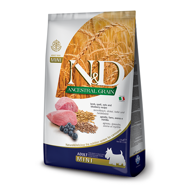 Farmina N&D Ancestral Grain Lamb & Blueberry Mini Dog Food