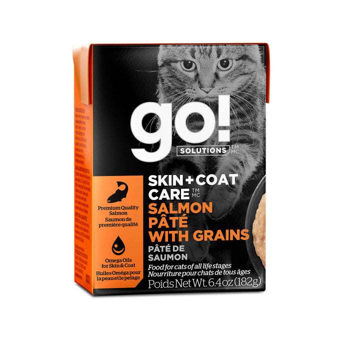 GO! Skin + Coat Salmon Pâté with Grains Cat Wet Food