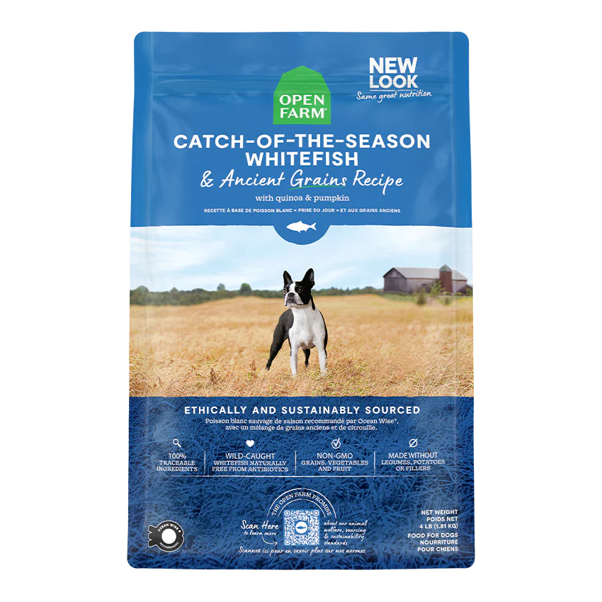 Open Farm Whitefish & Ancient Grains Dog Food