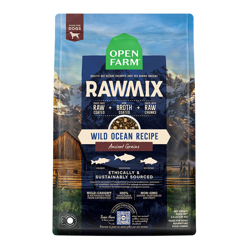 Open Farm Wild Ocean & Ancient Grains RawMix Dog Food