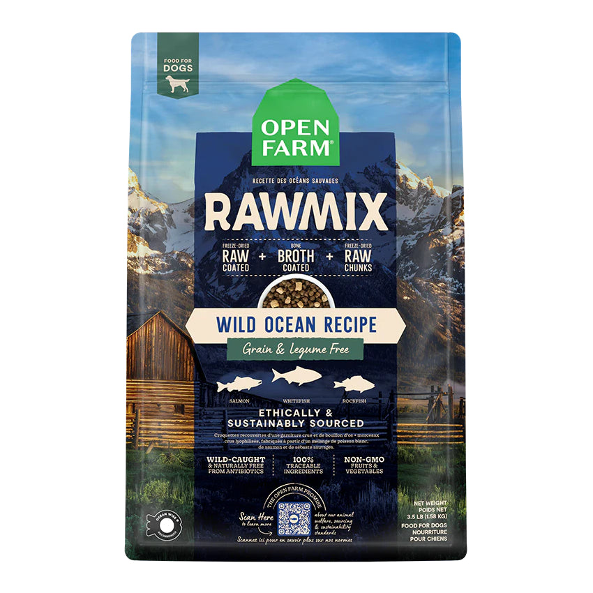 Open Farm Wild Ocean Grain Free RawMix Dog Food