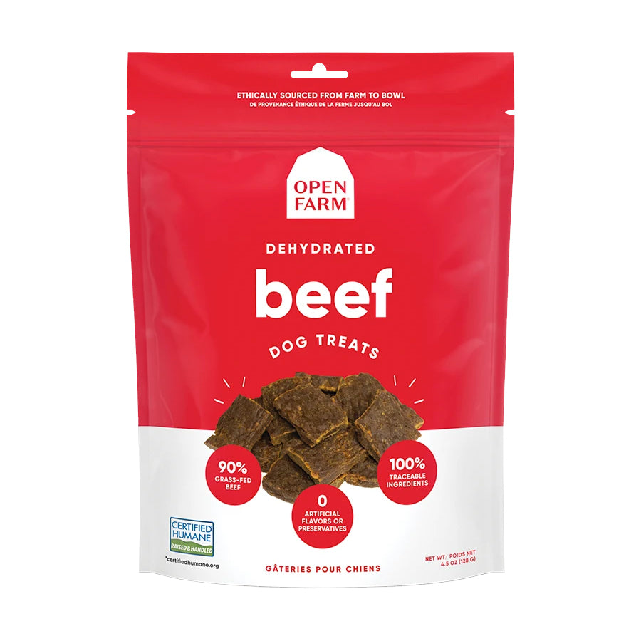 Open Farm Beef Dehydrated Dog Treats